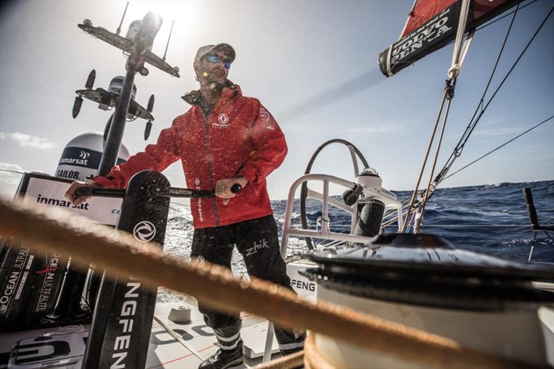 Volvo Ocean Race Leg 4, Melbourne to Hong Kong, day 14 on board Dongfeng photo copyright Martin Keruzore / Volvo Ocean Race taken at  and featuring the Volvo One-Design class