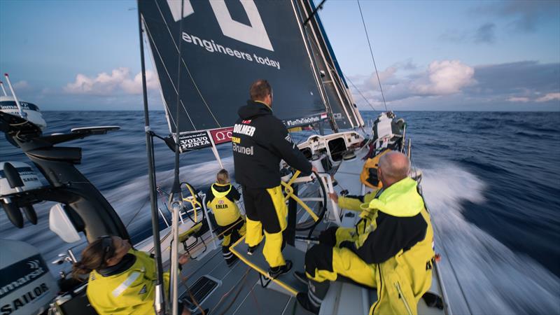 Leg 4, Melbourne to Hong Kong, day 16 on board Brunel  photo copyright Yann Riou / Volvo Ocean Race taken at  and featuring the Volvo One-Design class