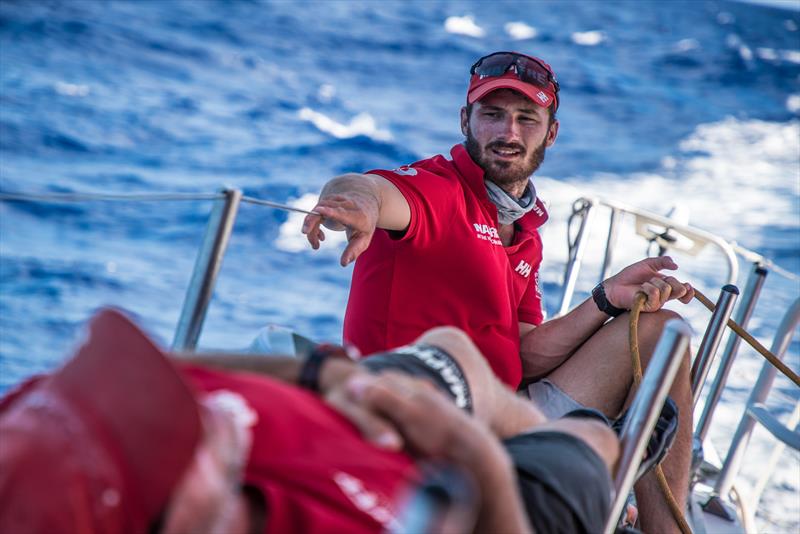 Leg 4, Melbourne to Hong Kong, day 15 on board MAPFRE, Louis Sinclair photo copyright Ugo Fonolla / Volvo Ocean Race taken at  and featuring the Volvo One-Design class