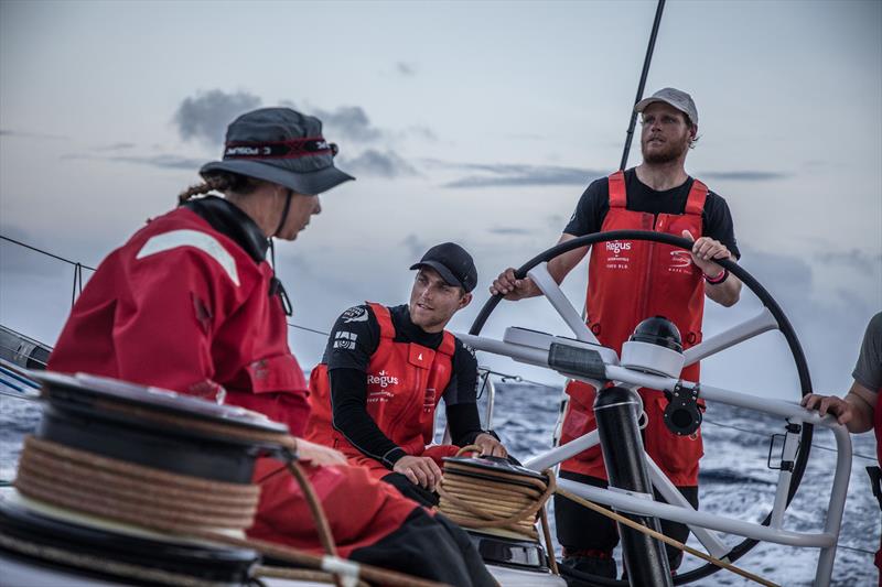 Leg 4, Melbourne to Hong Kong, day 17 Night shift starts. i don't think there will be much sleep tonight for anyone on board Sun Hung Kai / Scallywag photo copyright Konrad Frost / Volvo Ocean Race taken at  and featuring the Volvo One-Design class