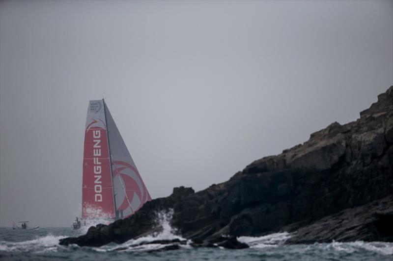 Dongfeng Race Team in the Around Hong Kong Island Race - photo © Pedro Martinez / Volvo Ocean Race