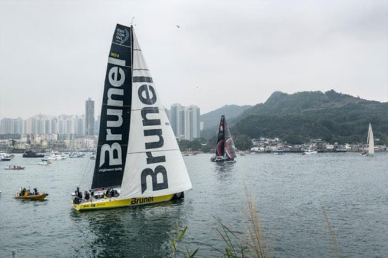 Team Brunel - HGC In Port Race Hong Kong photo copyright Jarno Schurgers / Team Brunel taken at  and featuring the Volvo One-Design class