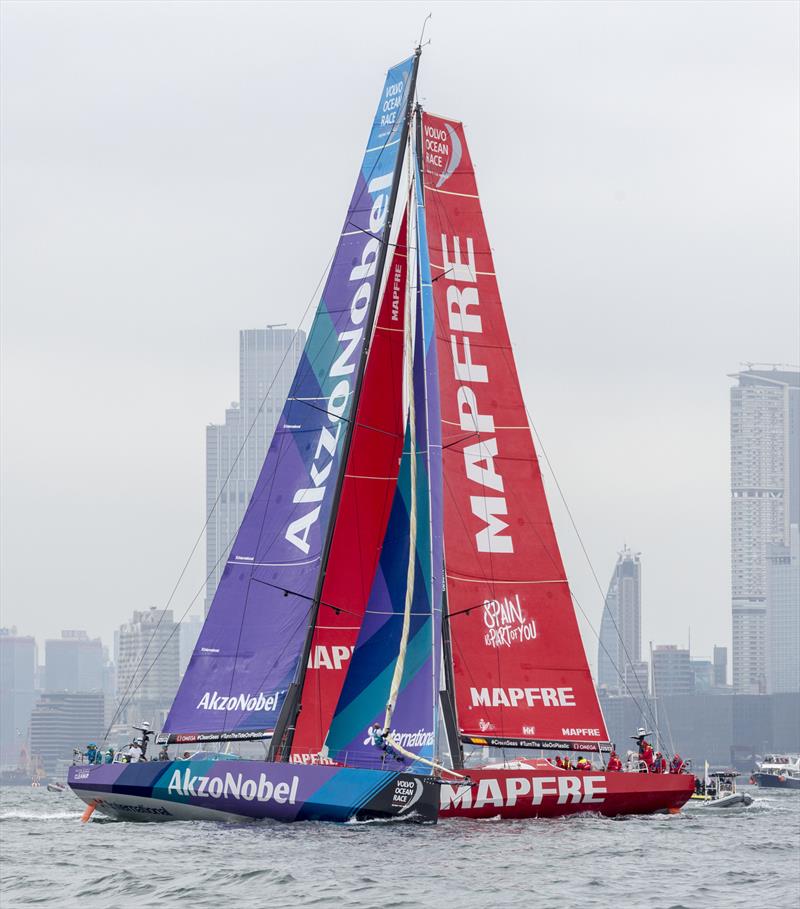Volvo Ocean race - Hong Kong Stopover, January 28, 2018 photo copyright Guy Nowell taken at  and featuring the Volvo One-Design class