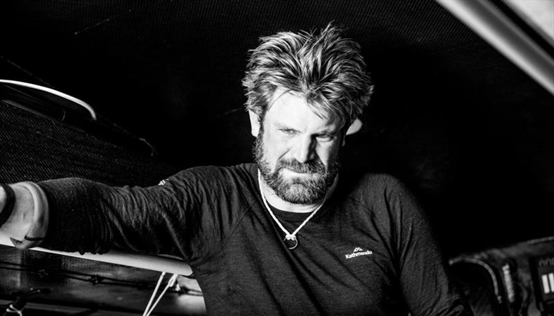 Simeon Tienpont just awake and about to go on. watch - Volvo Ocean Race Leg 8 from Itajai to Newport, Day 14, on board AkzoNobel. - photo © Brian Carlin / Volvo Ocean Race