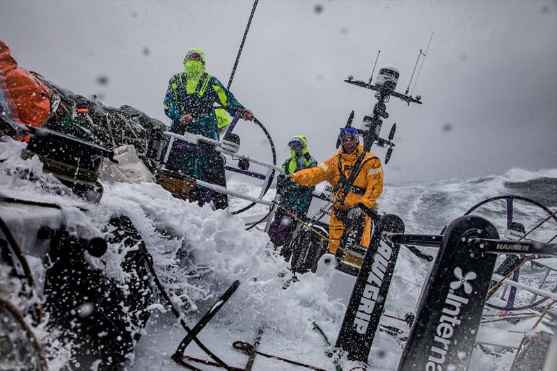 Leg 9, from Newport to Cardiff, day 5 on board Team AkzoNobel. The boat is flying along and making serious ground. 24 May,  photo copyright Konrad Frost / Volvo Ocean Race taken at  and featuring the Volvo One-Design class