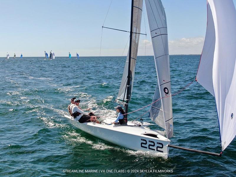 Ryan has been racing CRW since 2013 when he crewed on a Melges 24. Since then, he hasn't missed an event and has sailed Melges 24s, J70s, J22s, and now the VX One - photo © Skylla Filmworks / Streamline Marine and VX One Class