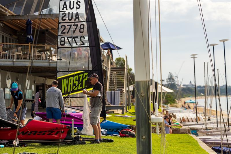 Preparations underway for 2023 International WASZP Games in Sorrento, Australia photo copyright WASZP Class taken at Sorrento Sailing Couta Boat Club and featuring the WASZP class