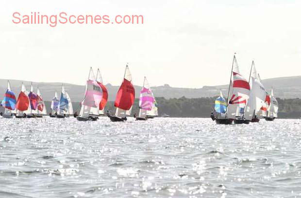 Perfect September racing during the Wayfarer Western Championships at Poole photo copyright David Harding / www.sailingscenes.co.uk taken at Parkstone Yacht Club and featuring the Wayfarer class