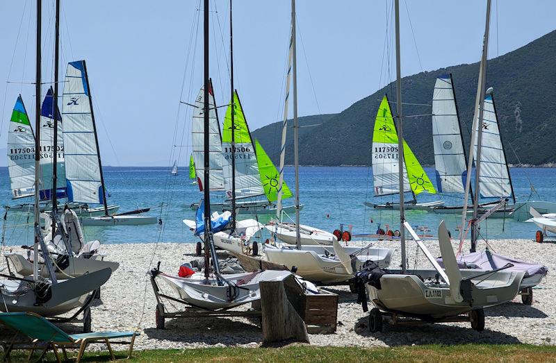 Catamarans ready to sail at Wildwind photo copyright Mark Jardine taken at  and featuring the  class