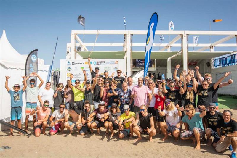 Riders and crew photo copyright Event Media taken at  and featuring the Windsurfing class