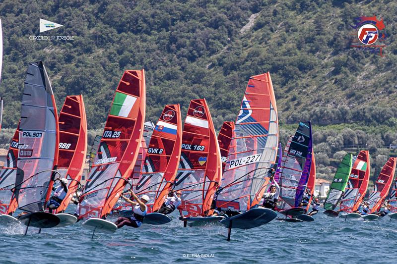 2022 Formula Windsurfing Foil World Championships Torbole - Day 2 photo copyright Elena Giolai taken at Circolo Surf Torbole and featuring the Windsurfing class