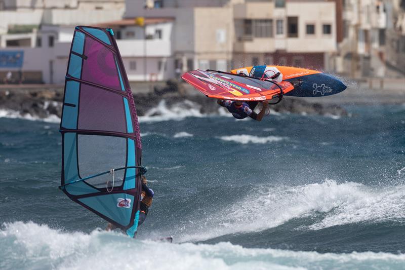 Young Liam Dunkerbeck takes on veterans - Gran Canaria Windsurfing Worlds 2022 photo copyright Jesús de León taken at  and featuring the Windsurfing class