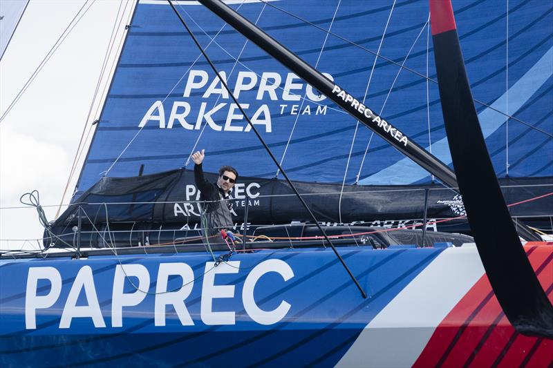 Yoann Richomme on Paprec Arkéa wins the 15th edition of The Transat CIC photo copyright Julien Champolion / polaRYSE taken at  and featuring the IMOCA class
