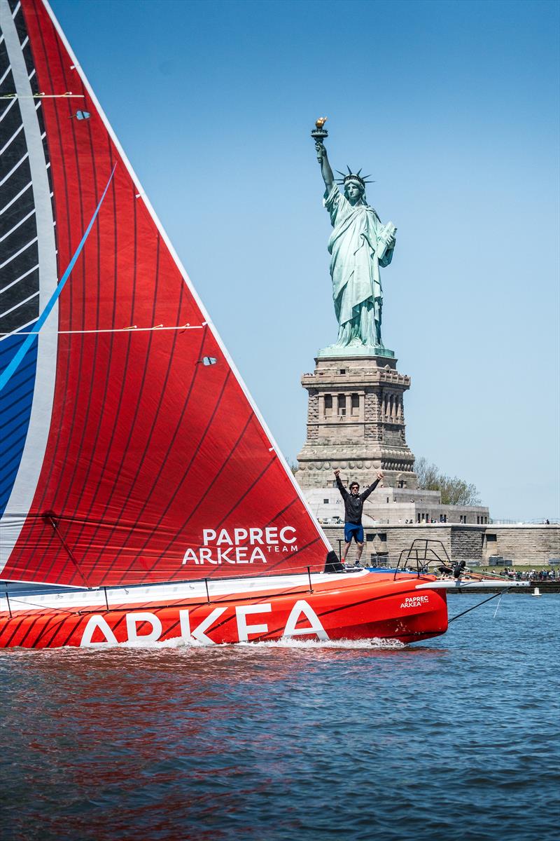 Yoann Richomme on Paprec Arkéa wins the 15th edition of The Transat CIC photo copyright Guillaume Le Corre / polaRYSE / Paprec Arkéa taken at  and featuring the IMOCA class
