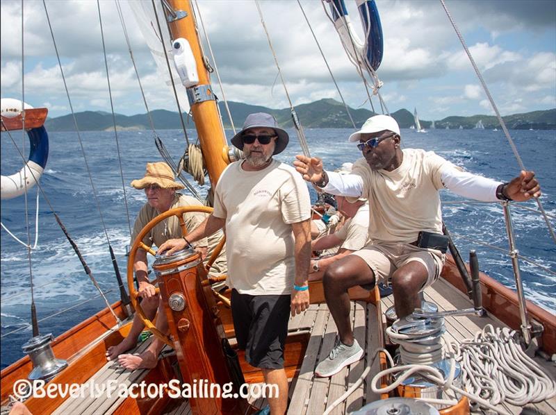 86' Marconi yawl Nordwind (1939) was overall winner of the Concours D'Elegance - Antigua Classic Yacht Regatta photo copyright Beverly Factor Sailing taken at Antigua Yacht Club and featuring the Classic Yachts class