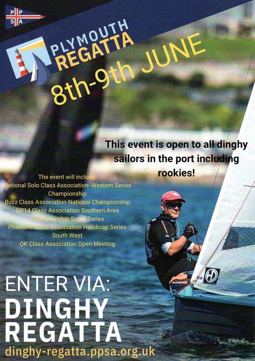 Plymouth Regatta 2024 Poster photo copyright PPSA taken at Port of Plymouth Sailing Association and featuring the Dinghy class