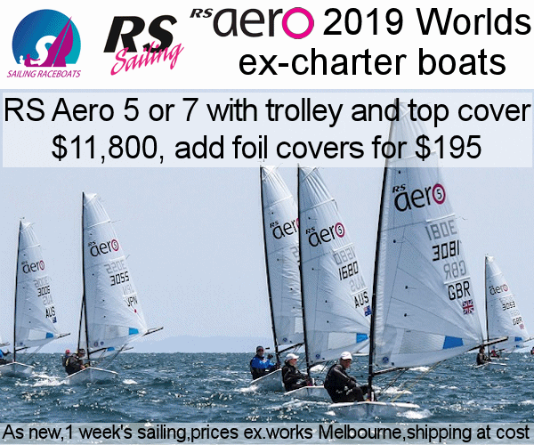 Sailing Raceboats 2020 - RS Aero ex charter boats 600x500v2