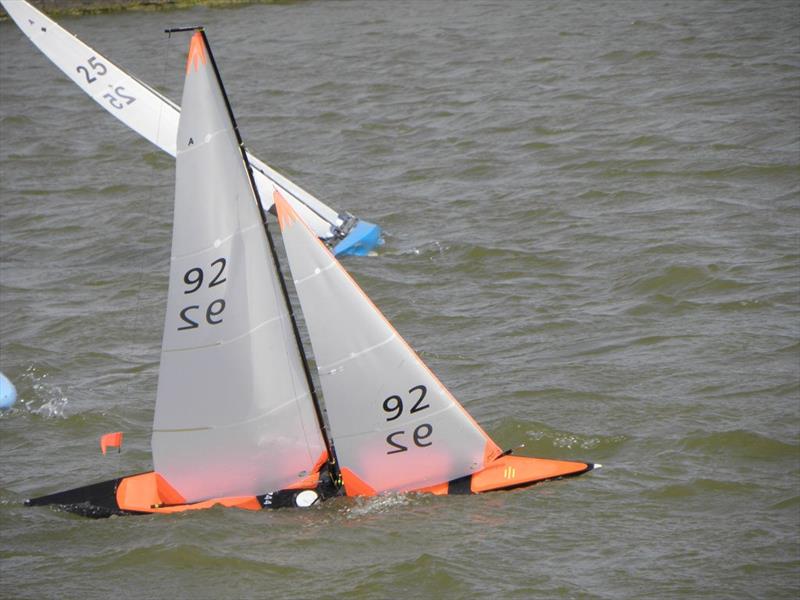 International A Class: at over 2 meters long this is the largest of the ISAF International radio classes photo copyright Damian Ackroyd taken at Datchet Water Radio Sailing Club and featuring the 10 Rater class