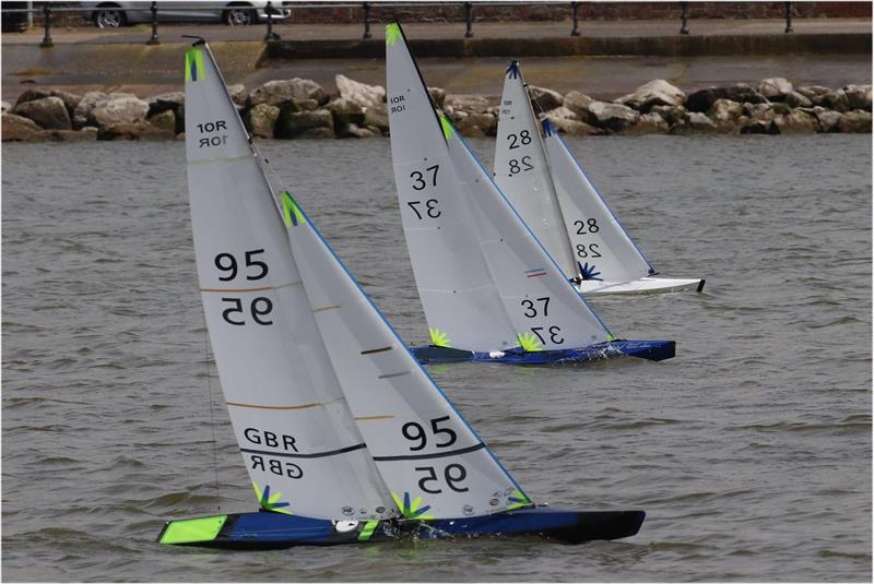 10 Rater Nationals at West Kirby photo copyright Alan Watkinson taken at Birkenhead Radio Sailing & Power Club and featuring the 10 Rater class