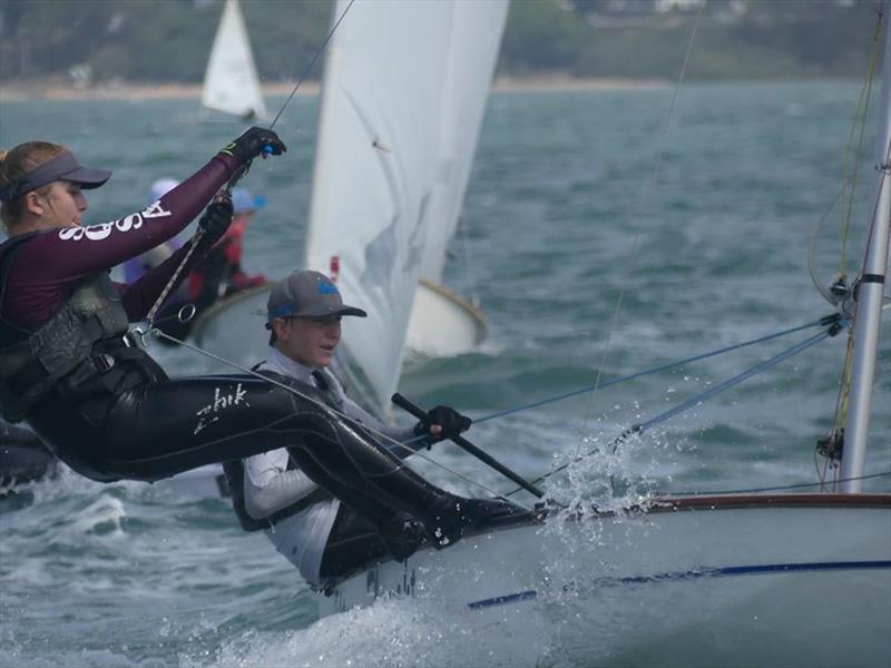 Afterthought - Angus Sherring and Keely Strauss - 3rd Place Overall - 2018 South East Queensland National 125 Titles photo copyright Darling Point Sailing Squadron taken at Darling Point Sailing Squadron and featuring the 125 class