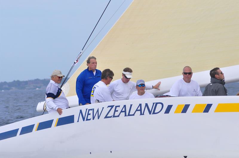 KZ-3 during the 12 Metre North American Championship photo copyright SallyAnne Santos / Windlass Creative taken at Ida Lewis Yacht Club and featuring the 12m class