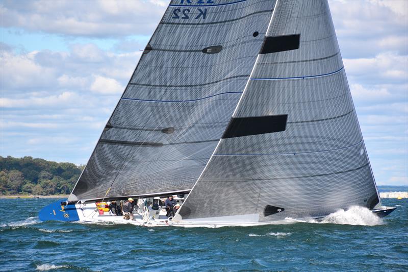 Victory '83 wins the 12 Metre North American Championship photo copyright Nancy Bloom taken at Ida Lewis Yacht Club and featuring the 12m class