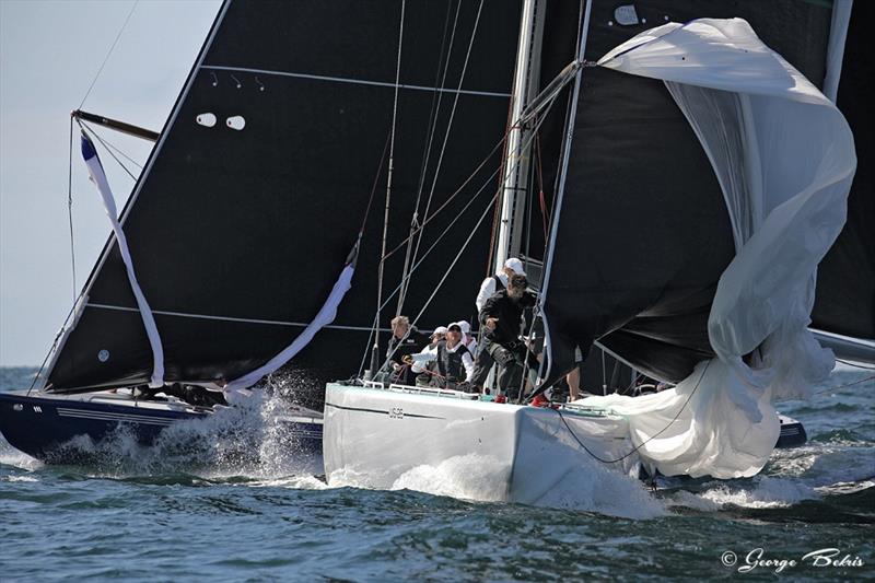 2018 International 12 Metre Association North American Championship photo copyright George Bekris taken at Ida Lewis Yacht Club and featuring the 12m class