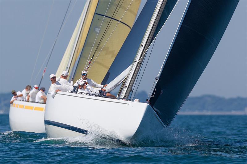 Legacy (KZ-5)  at the 12 Metre World Championship photo copyright Ian Roman taken at Ida Lewis Yacht Club and featuring the 12m class