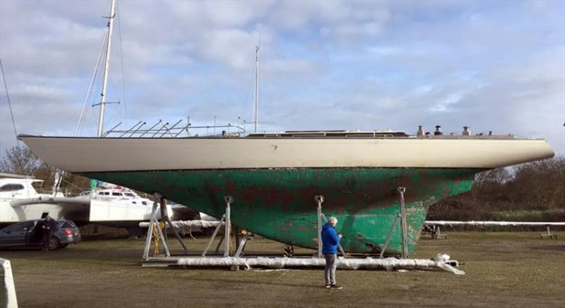 Dame Pattie (KA-2) photo copyright Southern Woodenboat Sailing taken at  and featuring the 12m class