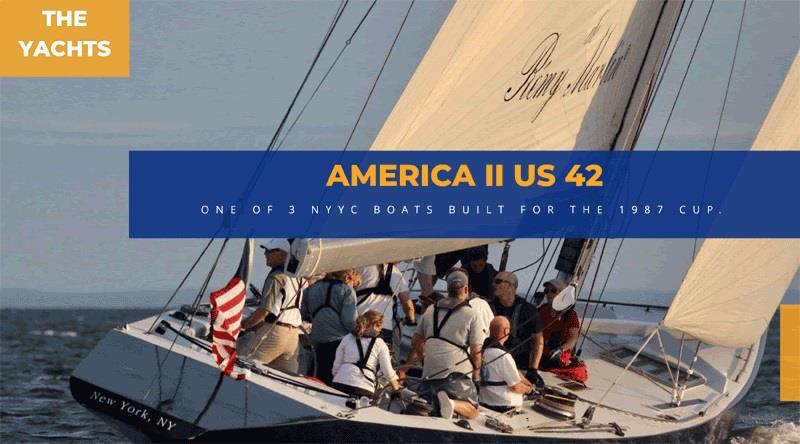 America 2 US42 photo copyright Manhattan Yacht Club taken at Manhattan Yacht Club and featuring the 12m class