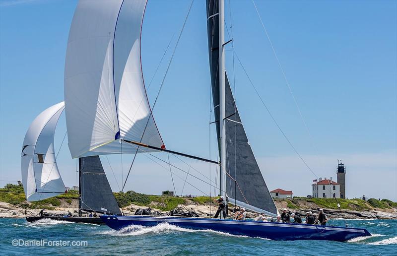 US 33 Freedom (foreground) and KA-10 Challenge XII will compete in the 2023 12mR World Championship this summer photo copyright Daniel Forster taken at  and featuring the 12m class