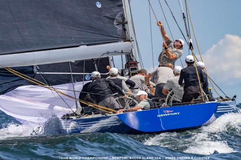 Freedom at the 12 Metre World Championship photo copyright Stephen Cloutier taken at Ida Lewis Yacht Club and featuring the 12m class