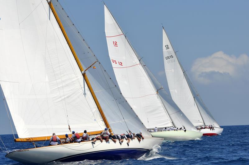 2014 12 Metre World Championship, Barcelona Spain photo copyright SallyAnne Santos taken at Real Club Nautico de Barcelona and featuring the 12m class