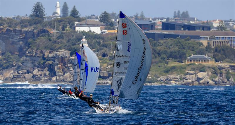 13'Skiffs heading to Sydney photo copyright Sail Media taken at Manly 16ft Skiff Sailing Club and featuring the 13ft Skiff class
