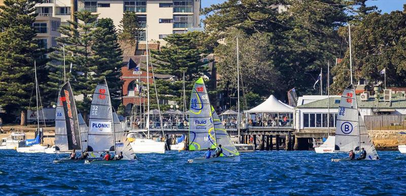 13s fleet at Manly Skiff Club photo copyright Sail Media taken at Manly 16ft Skiff Sailing Club and featuring the 13ft Skiff class