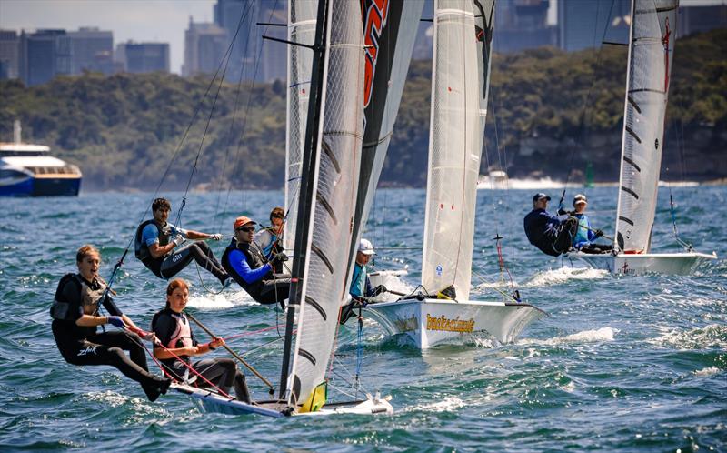 Manly Skiffs Club Championship Heat 6 - the Youth Fleet - photo © SailMedia