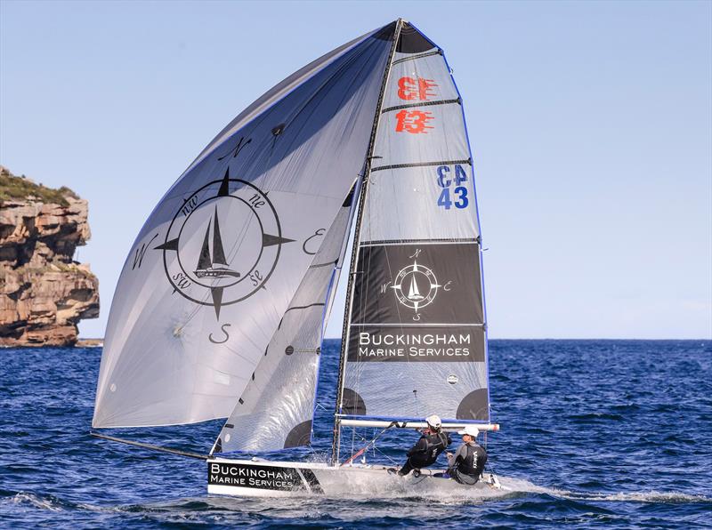 Buckingham Marine 13ft Skiff - winner photo copyright Michael Chittenden taken at Manly 16ft Skiff Sailing Club and featuring the 13ft Skiff class