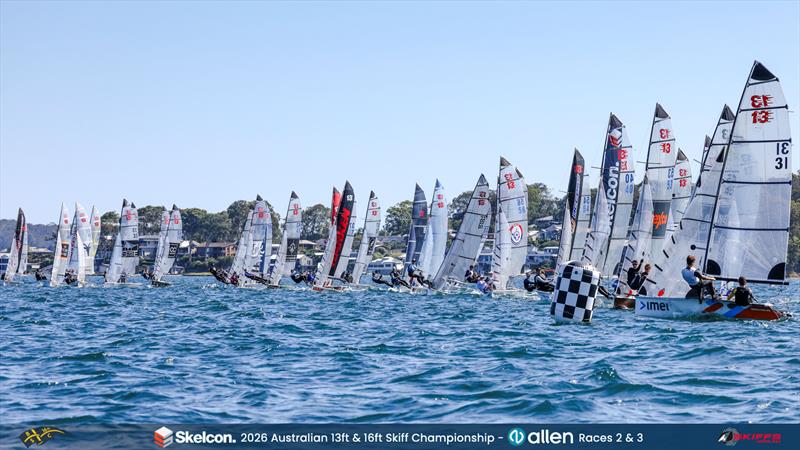 Skelcon Australian 16ft & 13ft Skiff Championship Day 2 - photo © Michael Chittenden