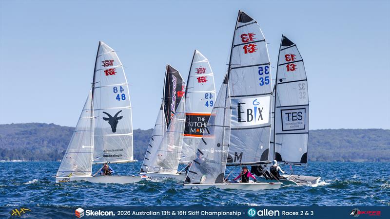 Skelcon Australian 16ft & 13ft Skiff Championship Day 2 - photo © Michael Chittenden