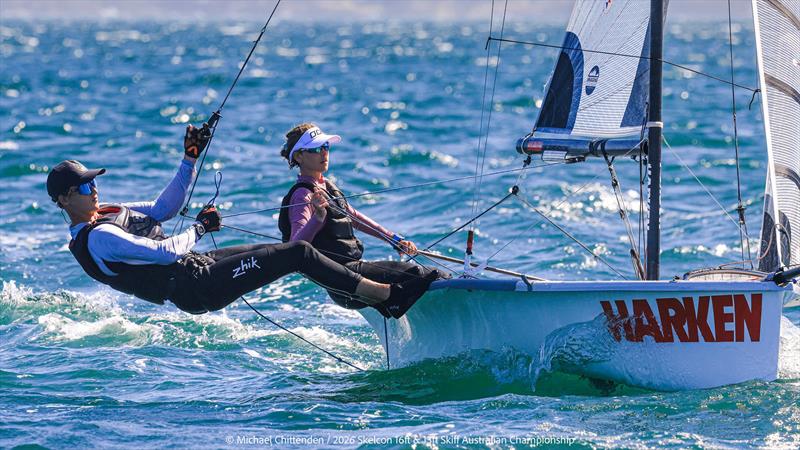 2026 Skelcon Australian 16ft & 13ft Skiff Championships winner photo copyright Michael Chittenden taken at  and featuring the 13ft Skiff class