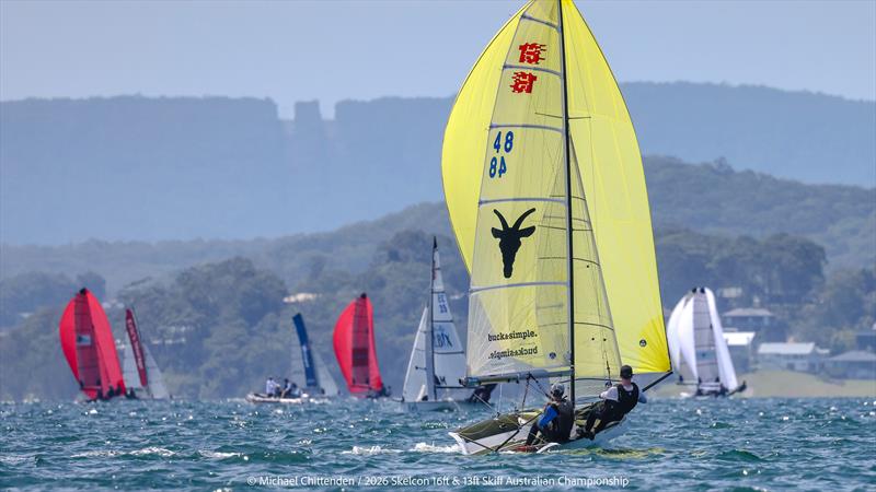 2nd place Buck and Simple - 2026 Skelcon Australian 16ft & 13ft Skiff Championships - photo © Michael Chittenden