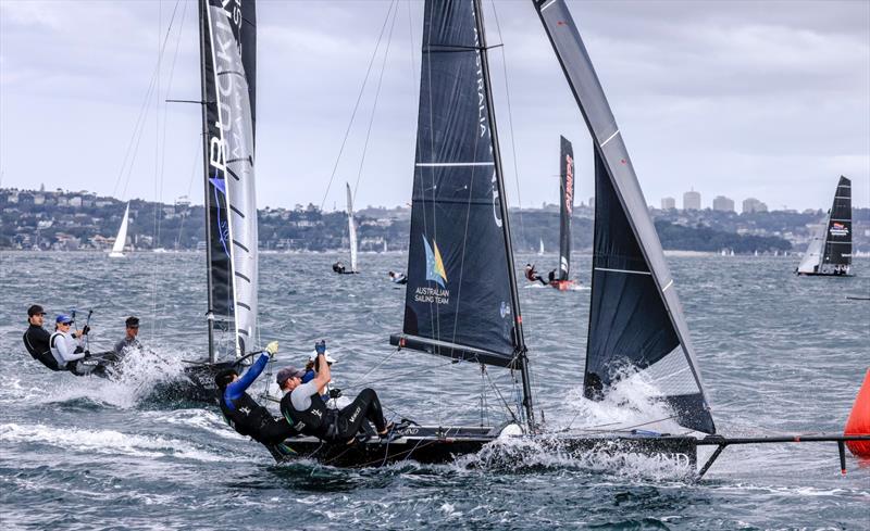 Australian Sailing - Team Hamilton Island photo copyright SailMedia taken at Manly 16ft Skiff Sailing Club and featuring the 13ft Skiff class