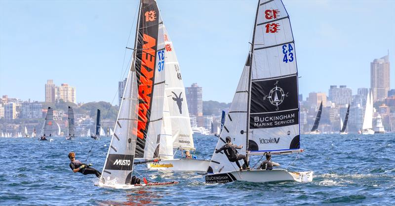 Harken and Buckingham Marine Services 13ft Skiffs - photo © SailMedia