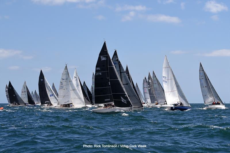 1720 fleet on day 4 of Volvo Cork Week 2022 photo copyright Rick Tomlinson / Volvo Cork Week taken at Royal Cork Yacht Club and featuring the 1720 class