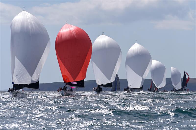 1720 fleet on day 4 of Volvo Cork Week 2022 photo copyright Rick Tomlinson / Volvo Cork Week taken at Royal Cork Yacht Club and featuring the 1720 class