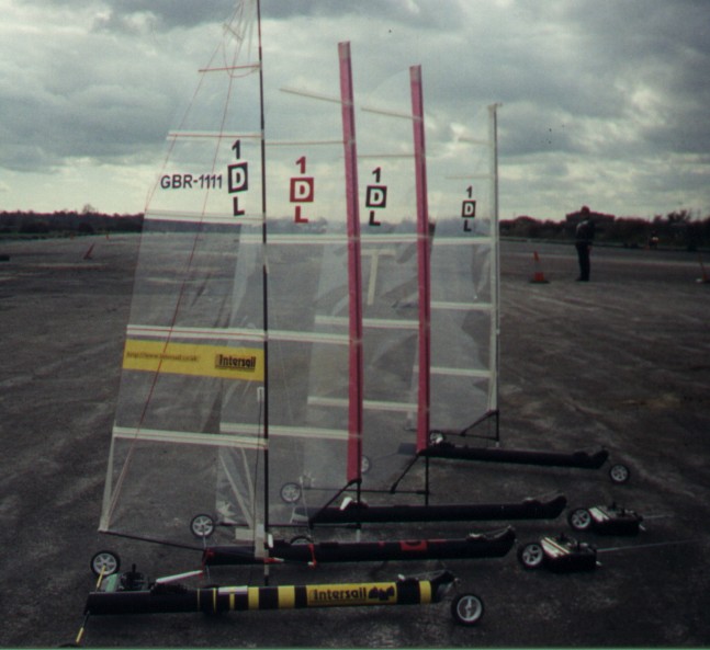 Some of the landyachts at the Brooklands '99 Spring Cup photo copyright 1DL taken at  and featuring the 1DL class