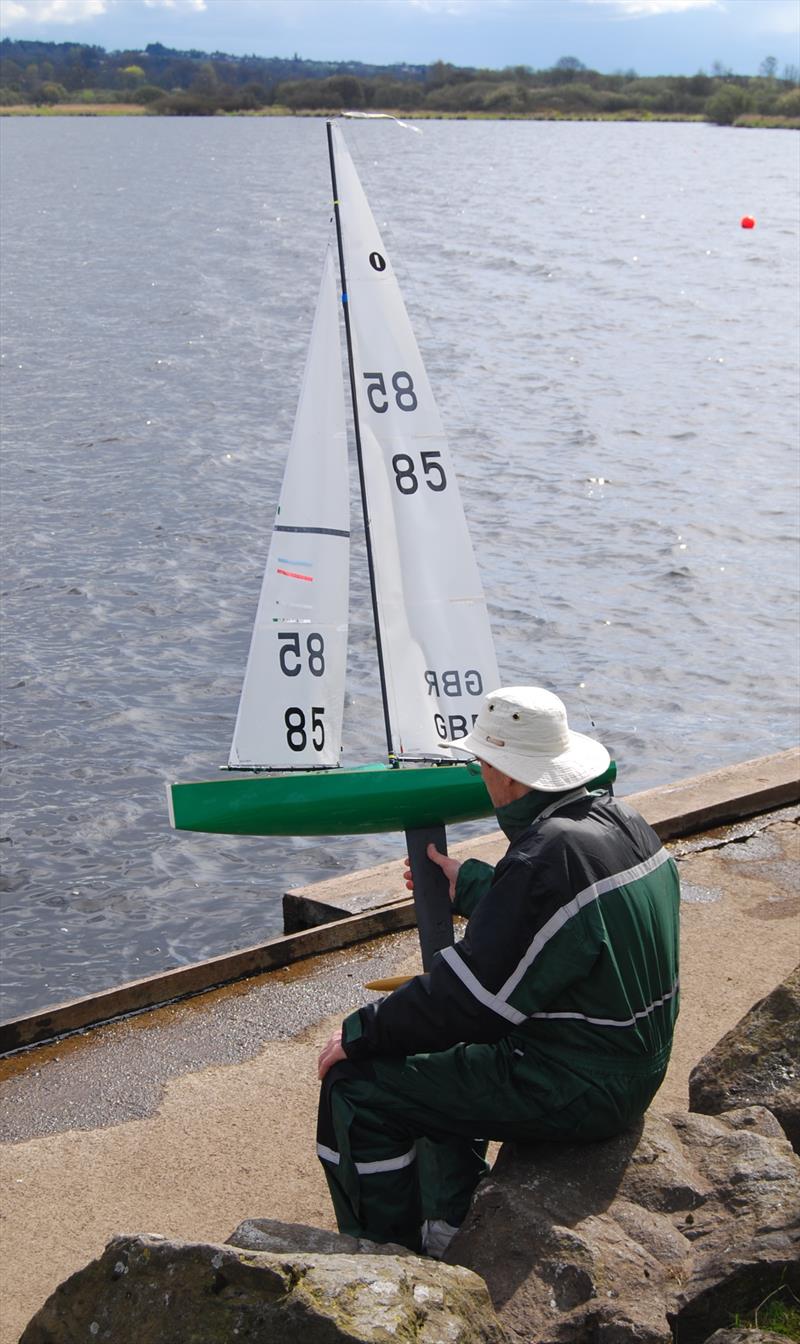 2018 Scottish District IOM Championship at Castle Semple photo copyright Lindsay Odie taken at Castle Semple Sailing Club and featuring the One Metre class