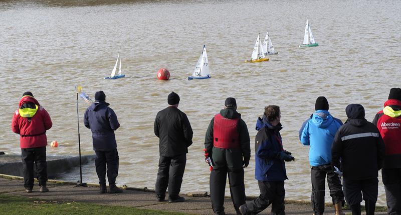 Northern District IOM Winter Series Round 6 at Rotherham photo copyright Roy Randell taken at Rotherham Model Yacht Club and featuring the One Metre class