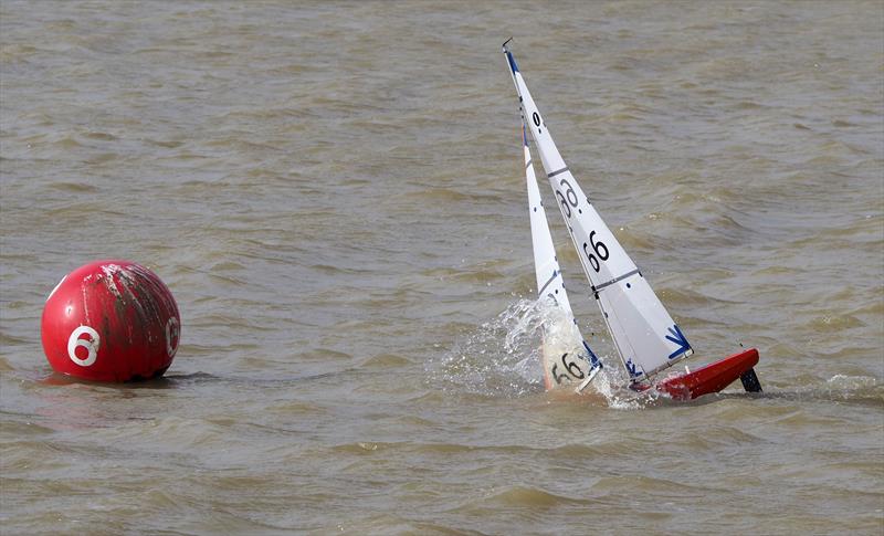 Northern District IOM Winter Series Round 6 at Rotherham photo copyright Roy Randell taken at Rotherham Model Yacht Club and featuring the One Metre class