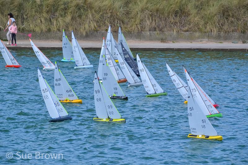 IOM Nationals at Fleetwood photo copyright Sue Brown taken at Fleetwood Model Yacht Club and featuring the One Metre class